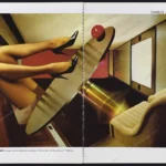 Charles Jourdan Shoes 1982 Print Ad - Roman Cieslewicz