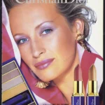 Christian Dior Coleurs du Temps Cosmetics 1994 Print Ad - Estelle Lefébure