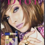 Dior Impressions Couture Cosmetics 2001 Print Ad - Kristina Semenovskaya