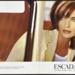 Escada Margaretha Ley 1996 Print Ad - Paulina Porizkova