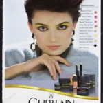 Guerlain Harmonie Aurores Cosmetics 1985 Print Ad - Paulina Porizkova