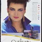 Guerlain Harmonie Orange Cosmetics 1985 Print Ad - Paulina Porizkova