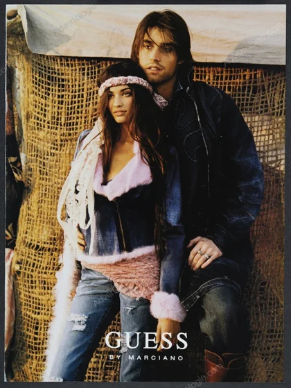 Guess by Marciano 2001 4-Page Print Ad - Megan Ewin