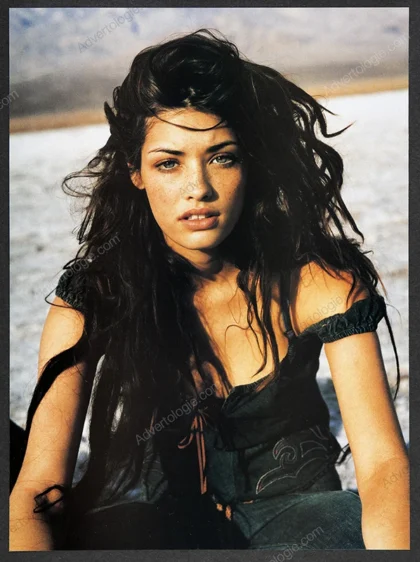 Guess by Marciano 2001 4-Page Print Ad - Megan Ewin