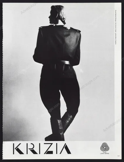 Krizia 1984 Print Ad - Giovanni Gastel