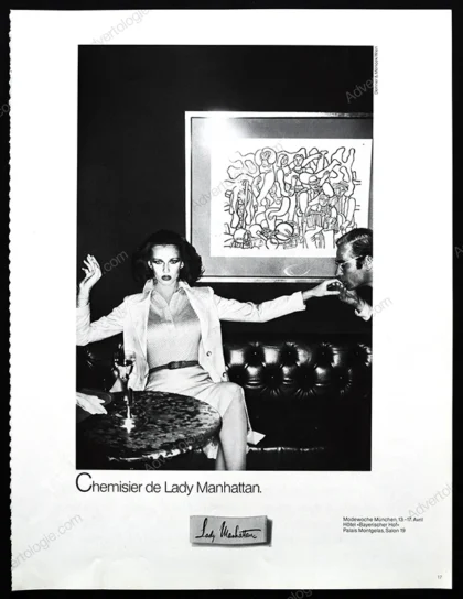 Lady Manhattan 1977 Print Ad