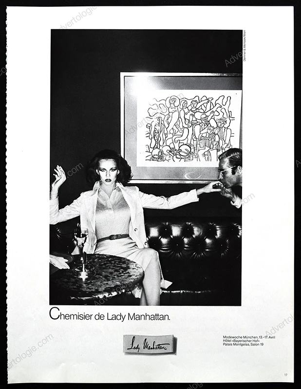 Lady Manhattan 1977 Print Ad