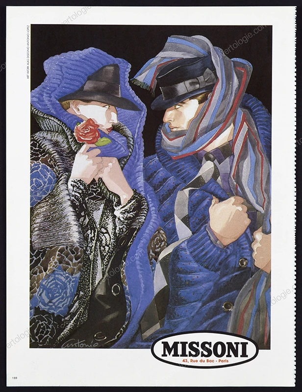 Missoni 1984 Print Ad - Antonio López