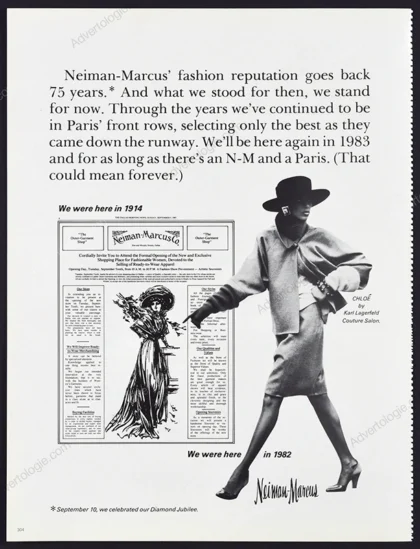 Neiman-Marcus 1982 Print Ad